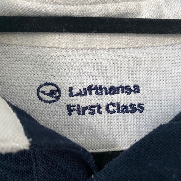Lufthansa First Class Vanlack Navy Collared Shirt - Picture 4 of 5